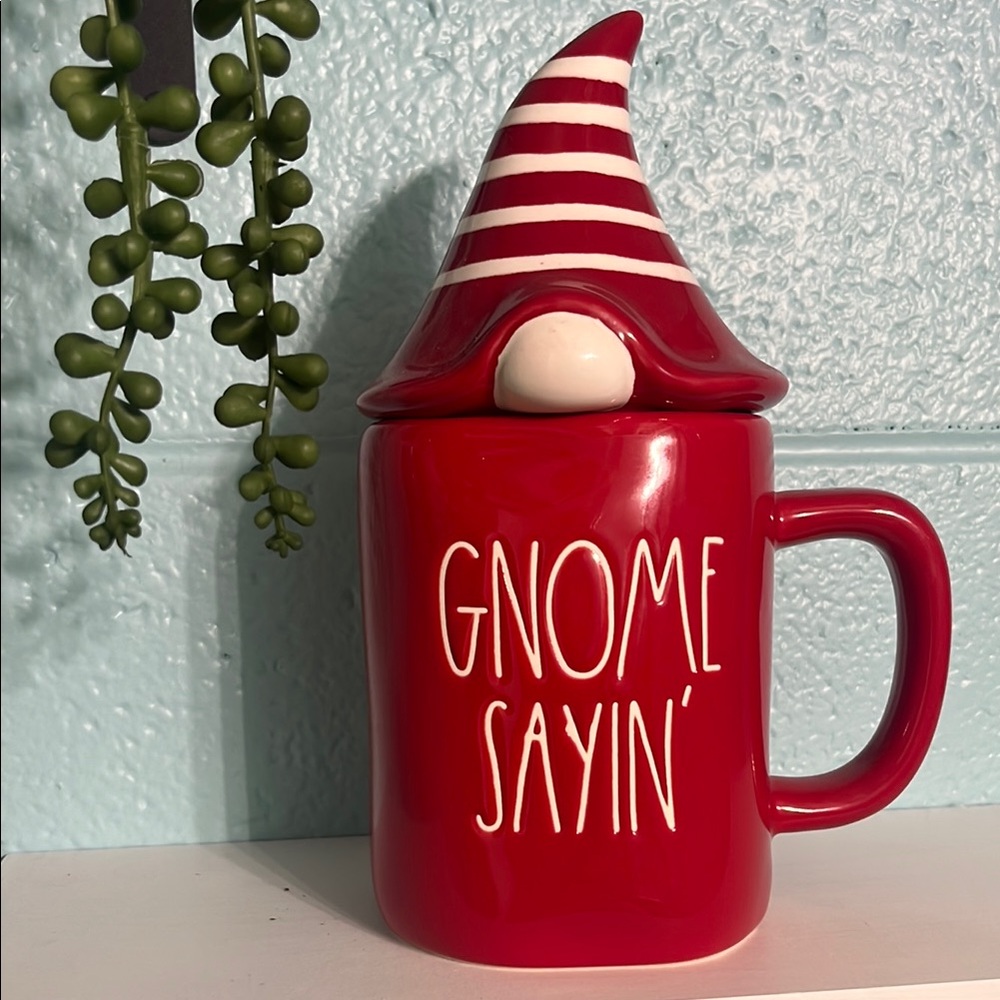 Rae Dunn Red Gnome Sayin' Mug